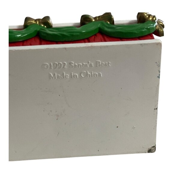 Lot of 4 Vintage Christmas Ornaments – 1991 Rennoc House, 1992 Santa’s Best Pupp - Picture 5 of 5